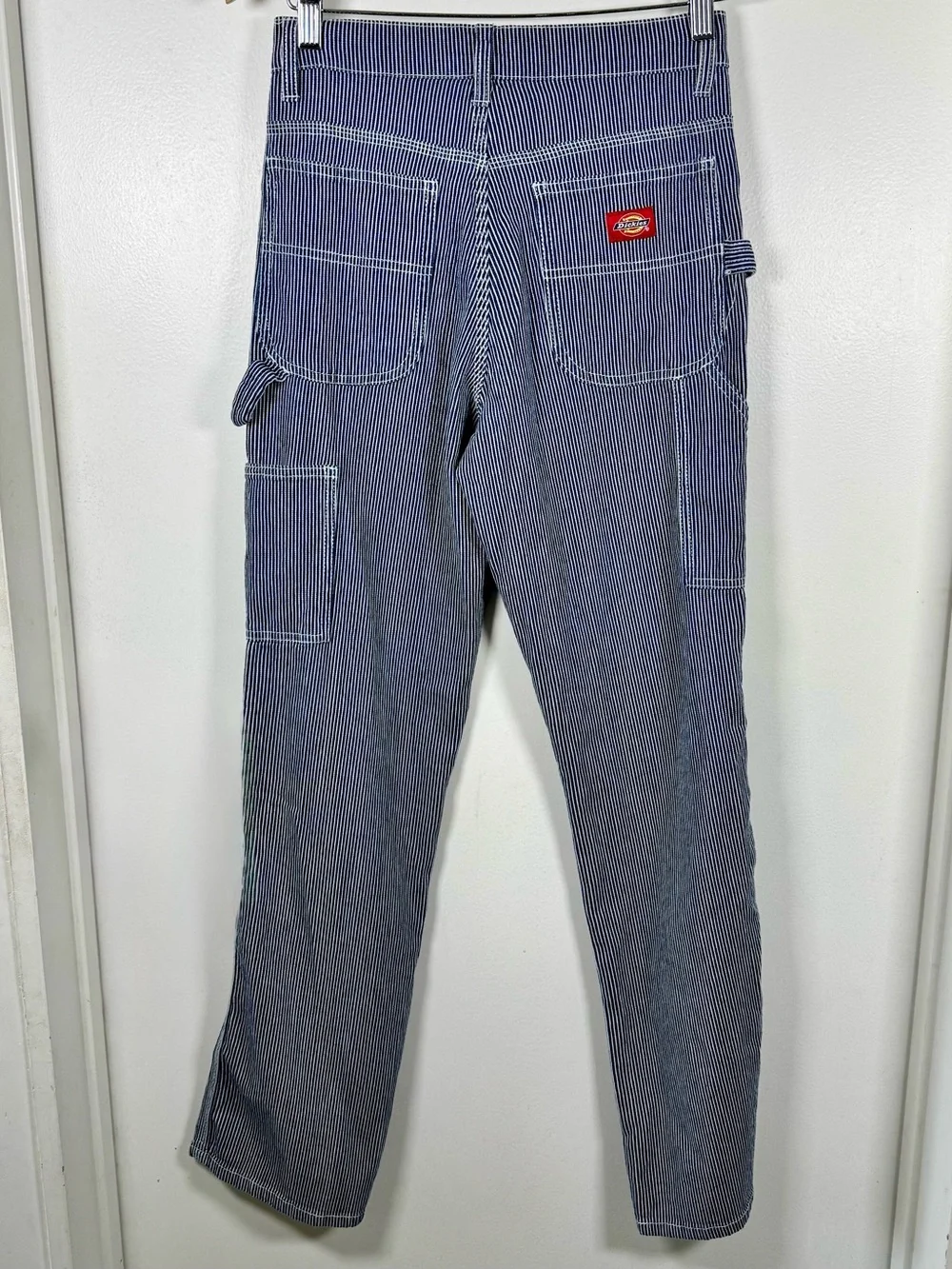 Dickies Hickory Stripe utility work pants Denim Jeans Women’s 0 Railroad Stripe - Picture 6 of 6